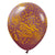 Kalisan Safari Mutant - Burgundy W/ Gold Ink 12″ Latex Balloons (25 count)