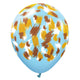 Kalisan Safari Savanna - Baby Blue 12″ Latex Balloons (25 count)