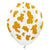 Kalisan Safari Cow - White W/ Gold Ink 12″ Latex Balloons (25 count)