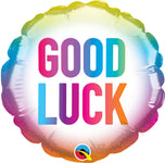 Good Luck Colorful 4" Air-fill Balloon (requires heat sealing)