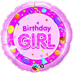 Birthday Girl - Pink 18″ Balloon – instaballoons Wholesale