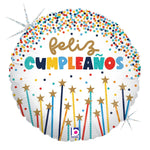 Velas de Estrellas de Cumpleaños 18" Balloon