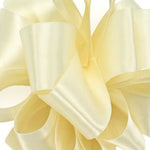 Double Face Satin 50yd No3 - Ivory