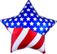 American Flag Star 28″ Balloon