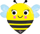 Happy Buzz'n Bee 22" Balloon