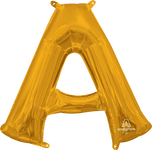 Letter A Gold 16" Balloon