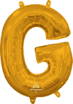 Letter G Gold 16" Balloon