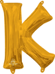 Letter K Gold 16" Balloon