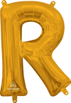 Letter R Gold 16" Balloon