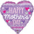 Happy Mother's Day Purple Scallop 17" Balloon