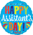 Happy Assistant's Day! Blue 17" Balloon