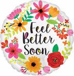 Feel Better Soon Wreath 17" Balloon