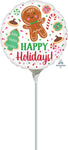 Holiday Cookies 4" Air-fill Balloon (requires heat sealing)