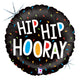 Hip Hip Hooray Holographic 18" Balloon