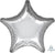 Metallic Silver Star 28" Balloon