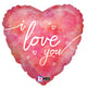 Watercolor I Love You 18" Balloon