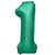 Number 1 - Metal Balloons - Green 32″ Balloon