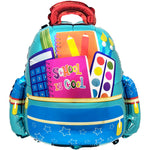 School Is Cool Backpack - Blue 24″ Balloon