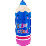 Back To School Pencil - Blue 29″ Balloon