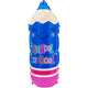 Back To School Pencil - Blue 29″ Balloon