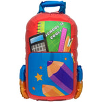 School Is Cool Backpack - Red 27″ Balloon