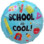 School Is Cool! - Blue 19″ Balloon