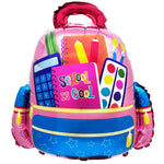 School Is Cool Backpack - Pink 24″ Balloon