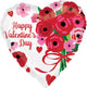 Happy Valentine's Day Lovely Roses 17" Balloon