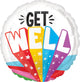 Get Well Bursting Type 18" Balloon