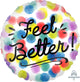 Feel Better Water Dots 17" Balloon