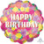 Happy Birthday Floral Fun 25" Balloon