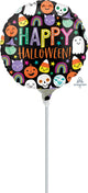 Halloween Happy Faces 9" Balloon (requires heat sealing)