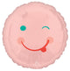 Pink Smiley 17" Balloon