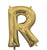 White Gold Letter R 16" Balloon