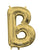 White Gold Letter B 16" Balloon