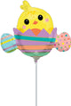 Chicky in Striped Egg 14" Balloon