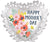 Happy Mother's Day Satin Intricate Blooms 23" Balloon