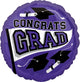 School Colors Be True to Your School - Purple 17" Balloon