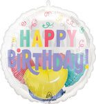 Pastel Confetti Birthday Insider 20" Balloon