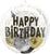 Black Silver Gold Birthday Party Insider 20" Balloon