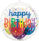 Rainbow Birthday Insider 20" Balloon