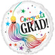 Congrats Grad Rainbow Tassel 18″ Balloon