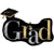 Grad Caps Silver & Gold 33″ Balloon