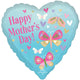 Happy Mother's Day Butterflies 18″ Balloon