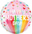 Happy Mother's Day Bright Stripes and Hearts 16" Balloon