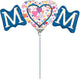 Mom Sprinkled Hearts 14" Balloon