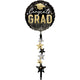 Congrats Grad Stripes & Stars Airwalkers 67″ Balloon