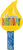 Birthday Candles 39" Balloon