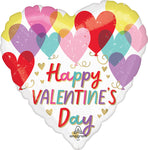 Hearts on Hearts Valentine 17" Balloon