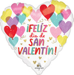 Hearts on Hearts Spanish Valentine 17" Balloon